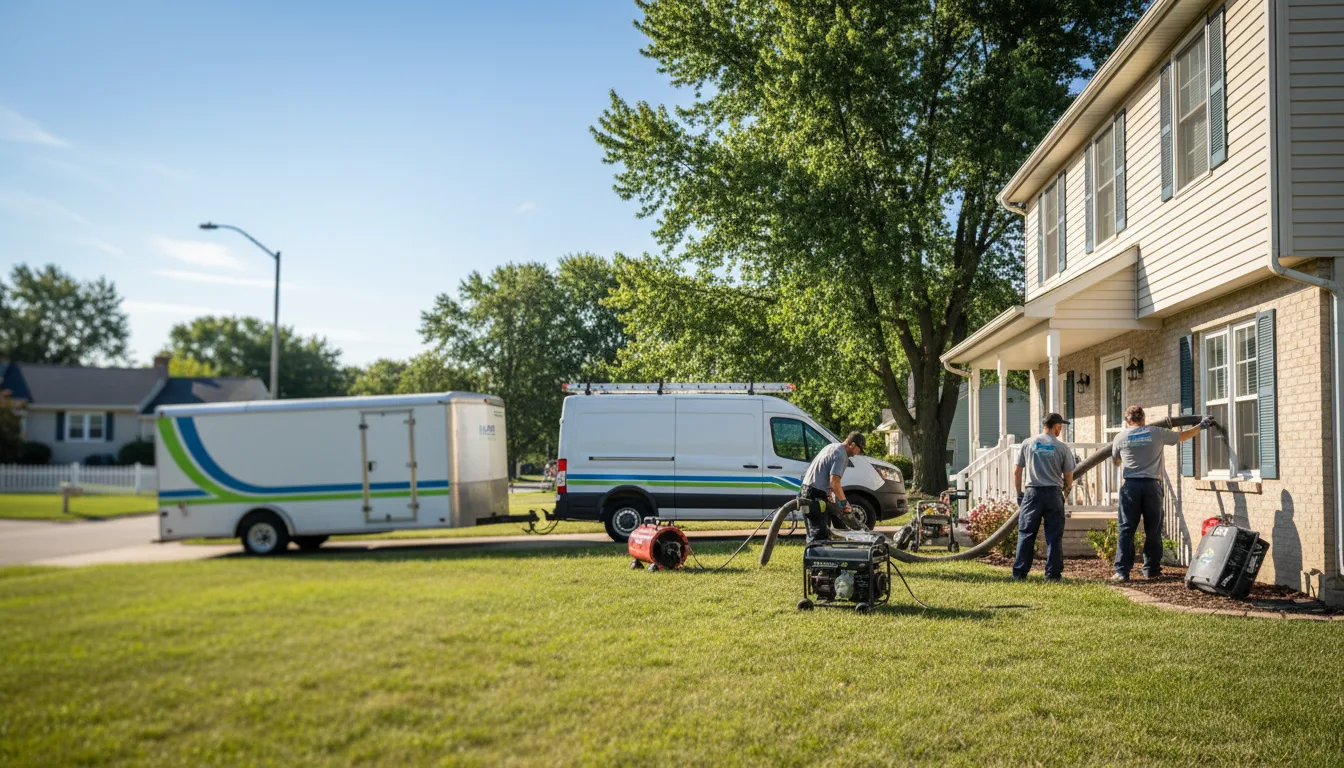 Flooded Basement Restoration And Cleanup With Repair in Hartford, KS near me
